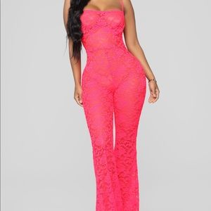 Pink jumpsuit